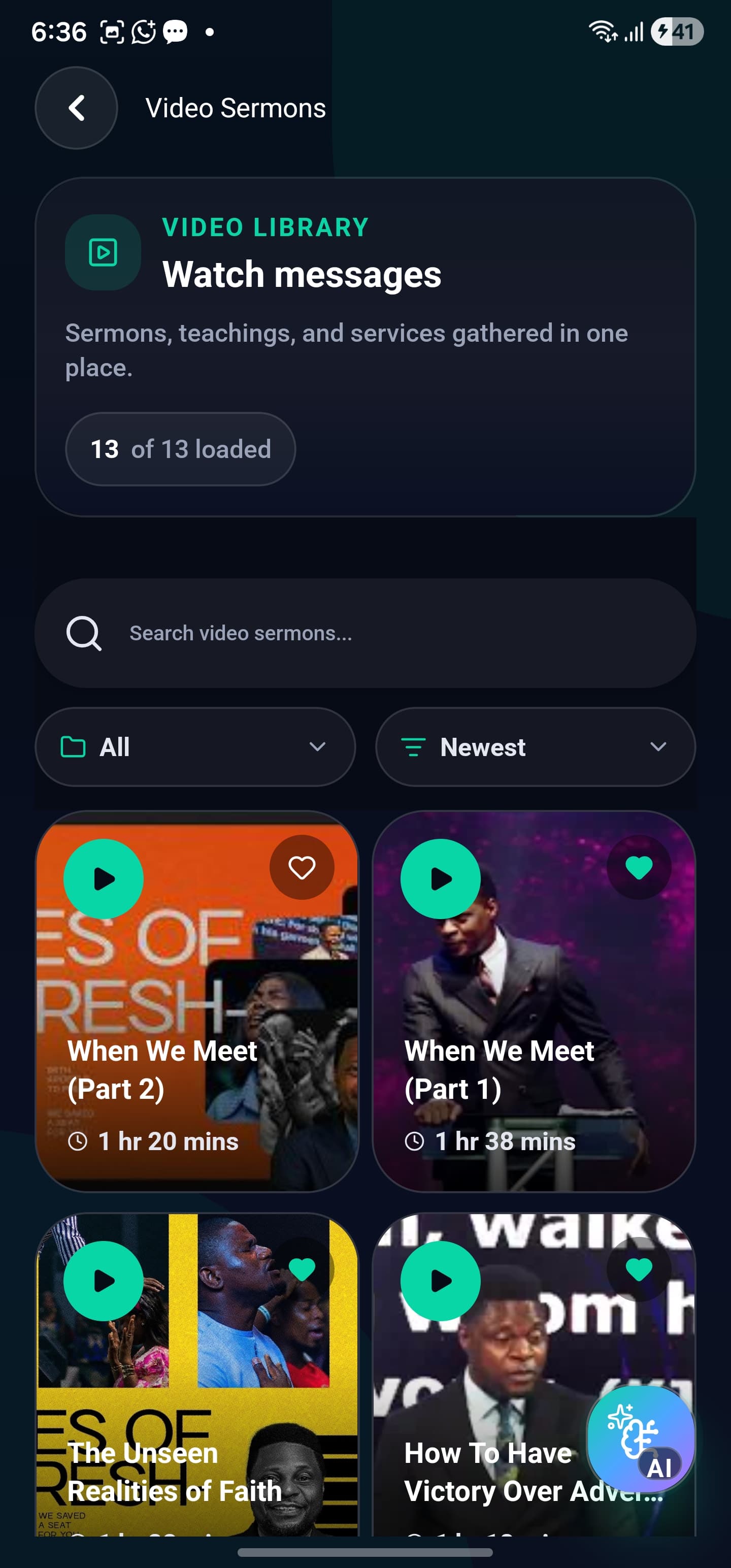 WholeWord video sermon library